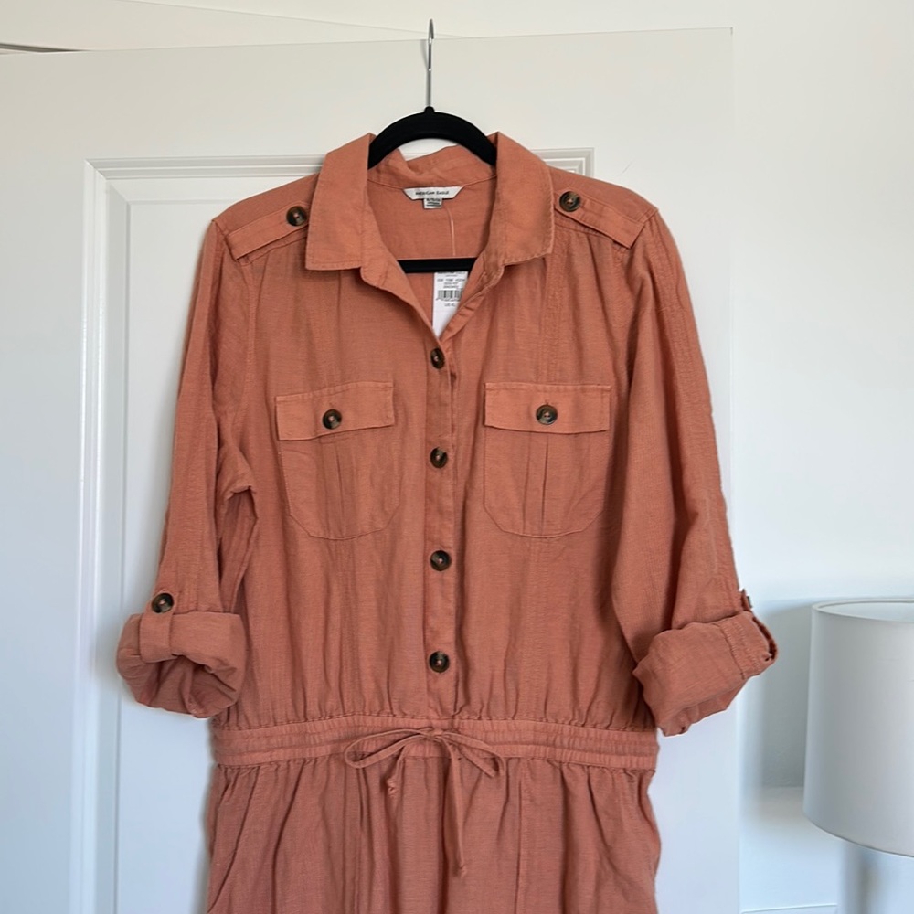 American Eagle Outfitters Terracotta Jumpsuit